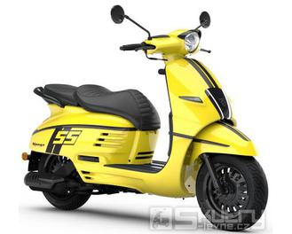 Peugeot Django Sport 125i Euro5+ s prodluženou zárukou na 4 roky - barva Carribbean Yellow