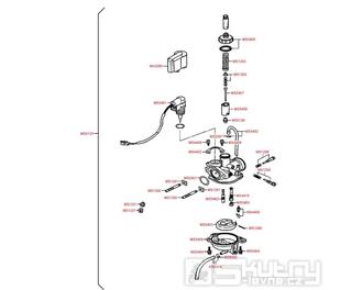E11 Karburátor - Kymco Heroism 50 Calypso 50 KCZ SB10AC