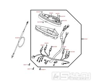 F02 Tachometr - Kymco People S 50