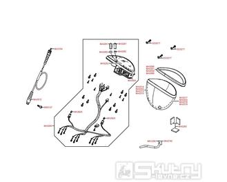 F02 Tachometr - Kymco Grand Dink 50