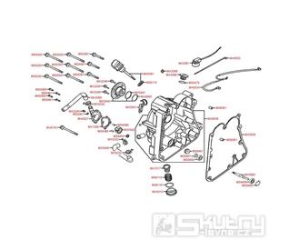 E04 Kryt skříně klikové hřídele pravý - Kymco People S 300i