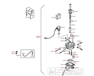 E11 Karburátor - Kymco Yager 50 (Spacer 50)