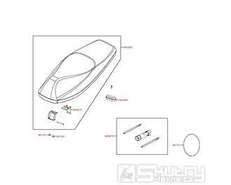 F09 Sedačka a nářadí - Kymco Agility 125