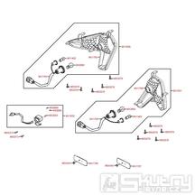 F20 Zadní světla - Kymco MXU 250
