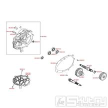 E08 Převodovka - Kymco Super 8 50 4-Takt