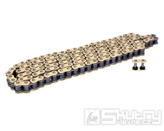 Řetěz AFAM XS-Ring, zesílený, zlatý – 428 XMR2-G x 130