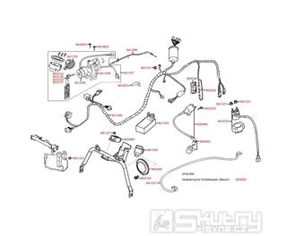 F19 Elektroinstalace a zámky - Kymco Movie XL 125