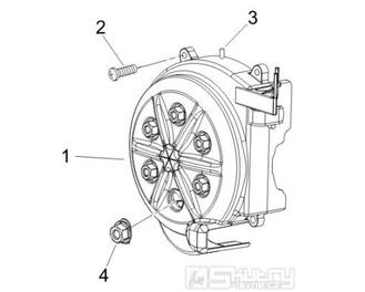 1.23 Kryt magneta dobíjení - Gilera Runner 50 PureJet SC 2006 (ZAPC46200)