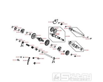 E07 Převodovka - Kymco MXU 500 4WD