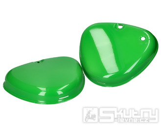 Sada bočních krytů šťavnatě zelená (RAL 6018) pro Simson S50, S51, S70
