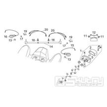 6.04 Zadní světlo a blinkry - Gilera Oregon 250 2007-2009 (RGEYN25D5)