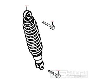 F16 Zadní tlumič - Kymco Like 50 4T KG10AA