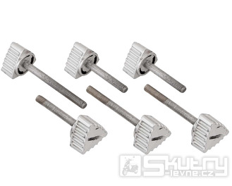 Sada bočních ochranných šroubů Swiing chromovaná pro Puch Maxi S
