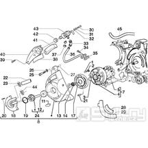 T16 Magneto dobíjení, sekundární vzduchový filtr - Gilera Runner VX 125 4T (ZAPM24100, ZAPM24000)