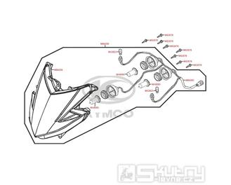 F01 Přední světlo - Kymco MyRoad 700i ABS SAADAB