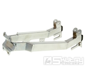 Zesílená kyvná vidlice v chromovaném provedení pro Puch Maxi