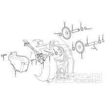 1.18 Olejové čerpadlo - Gilera SMT 50 od roku 2006, D50B0 (ZAPG12D1)