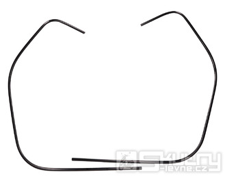 Ochranné lišty kapotáže 1460mm Moto Nostra černé pro Vespa GTS a GTV