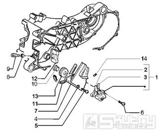 1.18 Olejové čerpadlo - Gilera Runner 50 SP 2005-2006 (ZAPC46100)