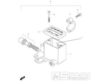 FIG41 Hlavní brzdový válec přední - Hyosung GT 250i NE (Naked)