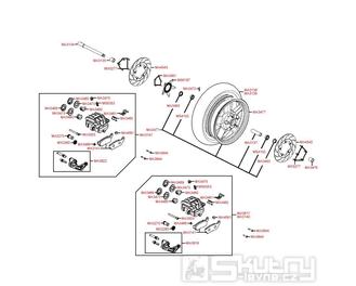 F07 Přední kolo s brzdou - Kymco Xciting 500i [AFI]