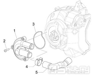 1.19 Vodní čerpadlo - Gilera Runner 200 VXR 4T LC Race 2006 (ZAPM46400)