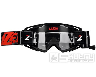 Crossové brýle Lazer Factory Black/Black/Red