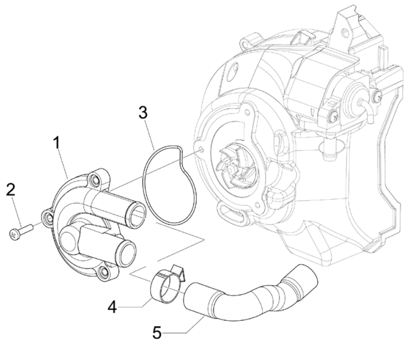 1.19 Vodní čerpadlo - Gilera Runner 125 VX 4T 2006-2007 UK (ZAPM46300)