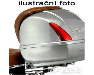 Kufr Vespa GTS - světle stříbrný