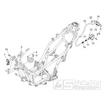 2.46 Zámky -  Gilera Nexus 500 SP 4T LC 2006-2007 (ZAPM35200)