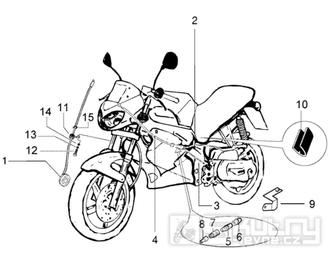 T37 Plynové lanko, náhon tachometru - Gilera DNA 50ccm 2T 2005 (ZAPC270003000001)