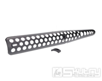 Tepelný štít výfuku černý 85x695mm pro Simson S51, S53, S70, S83 Enduro