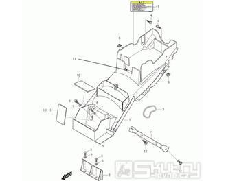 32 Zadní blatník - Hyosung GT 125 N E3 (Naked)