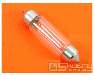 Žárovka zadního světla ULO 6V 10W sufitová 10,5x38mm pro Zündapp, Kreidler, Puch