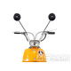 Zrcátko BGM PRO kulaté, černé, pro Lambretta Lui 50 CL, Lui 75 S, SL, Luna, Vega, Cometa