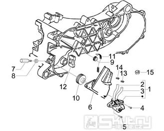 1.18 Olejové čerpadlo - Gilera Runner 50 PureJet ST 2008 (ZAPC46200)