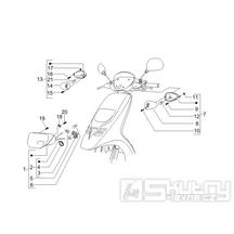 6.03 Přední světlo a blinkry - Gilera Storm 50 2007 (ZAPC29000)