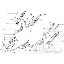 2.32 Boční kapotáž, spojler - Gilera Runner 50 SP 2007 (ZAPC461000)
