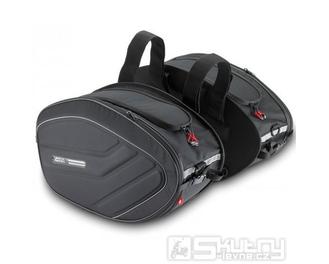 Velké boční brašny GIVI EA 100, černé - objem 28-35l