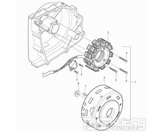 18 Magneto dobíjení - Hyosung GT 125 N (Naked)