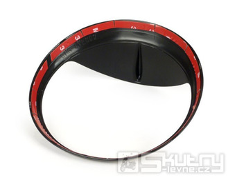 Rámeček světlometu Moto Nostra černý matný pro Vespa GT, GTL, GTS 125-300, GTS 125-300 Super (-2018)