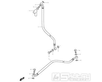 FIG42a Brzdová hadice - Hyosung GT 125 RF