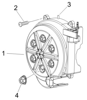 1.23 Kryt magneta dobíjení - Gilera Runner 50 PureJet SC 2005 UK (ZAPC46200)