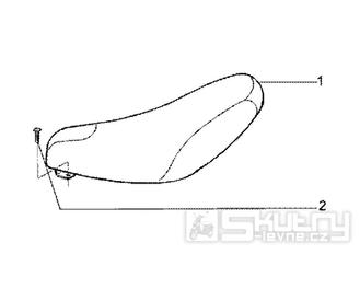 T33 Sedadlo - Gilera Runner 125 FX DT 2T LC (ZAPM0700...)