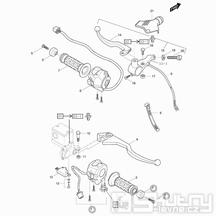 39 Gripy / Páčky / Přepínače - Hyosung GT 125 R E3