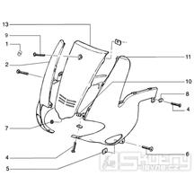 T23 Přední kapotáž - Gilera Runner Purejet 50 1998-2005 (ZAPC36100)