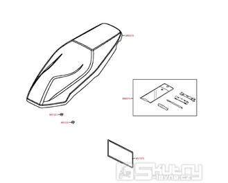 F09 Sedačka a nářadí - Kymco Agility 125 City