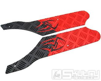 Nášlapy ODF Style-16 - červená/černá -Piaggio NRG Power