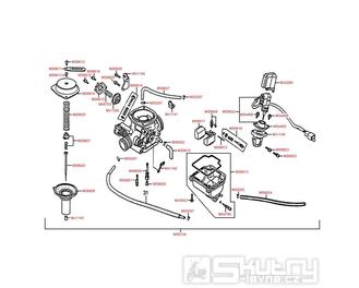 E09 Karburátor - Kymco Heroism 125/150