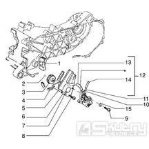 T12 Olejové čerpadlo - Gilera Easy Moving 50ccm 2T AC (SSP2T0001001...)